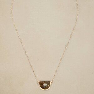 Banana Republic Labradorite Crescent Necklace/NWT